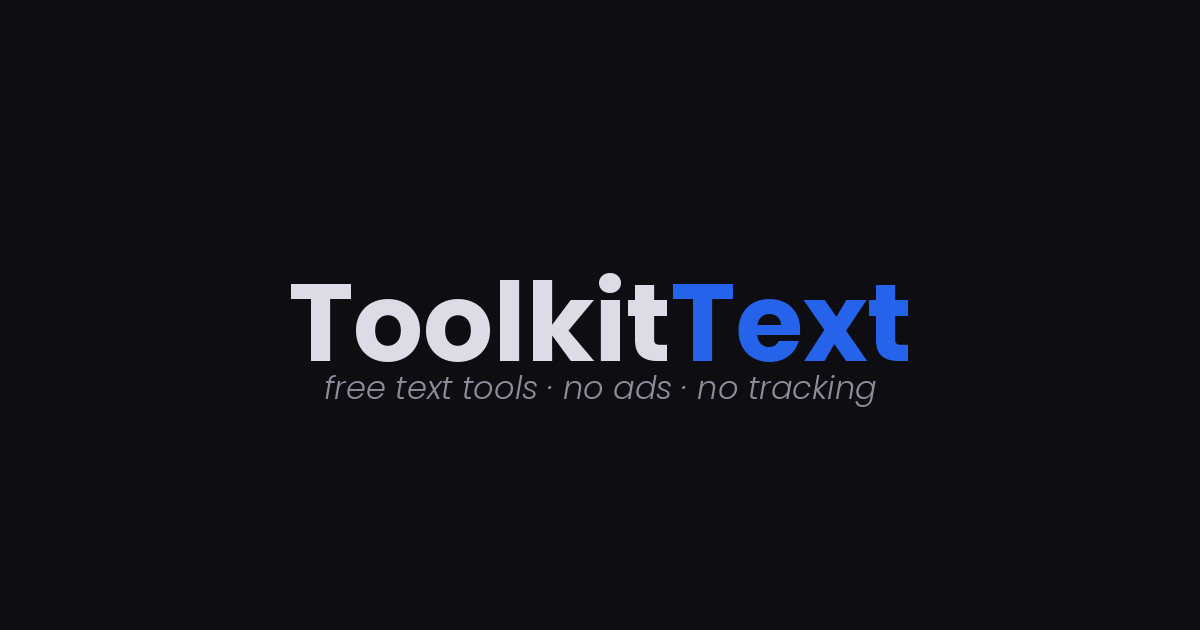 ToolKitText